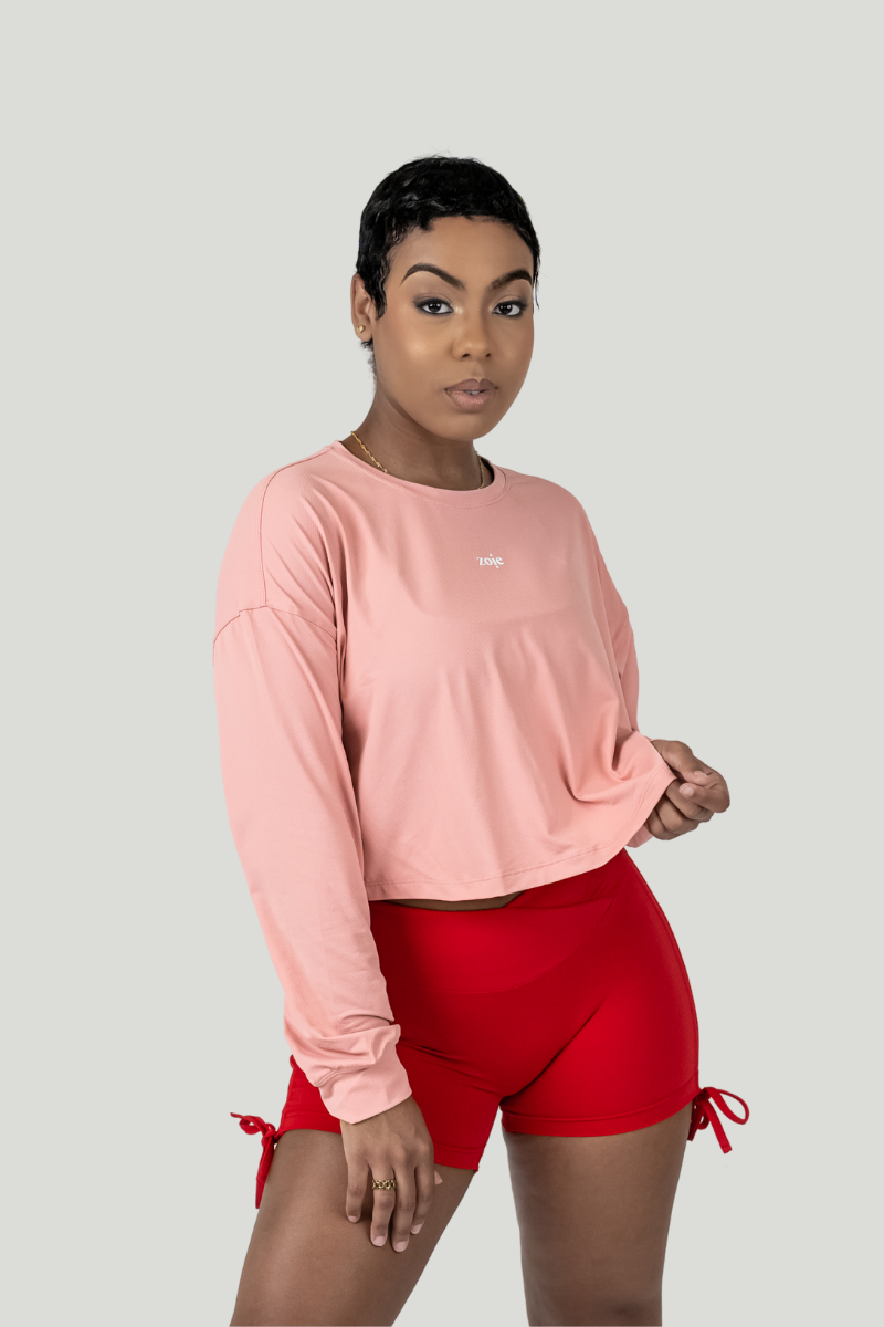 Willow Long Sleeve Top Pink