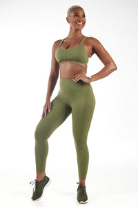 Harper Legging Olive Green