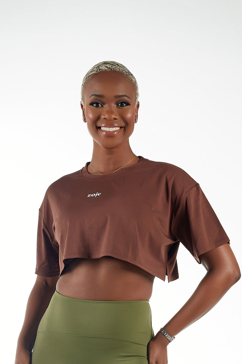 Harper Tee Chocolate Brown