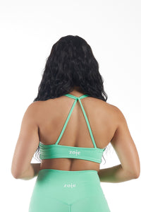 Luna Sport Bra Green