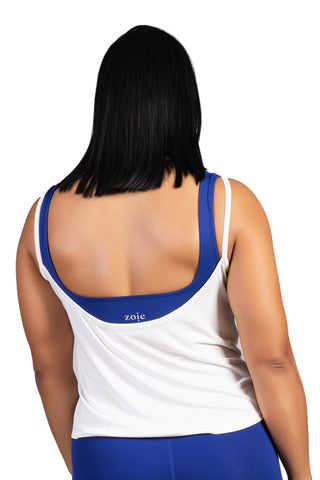 Agate Flowy Tank White