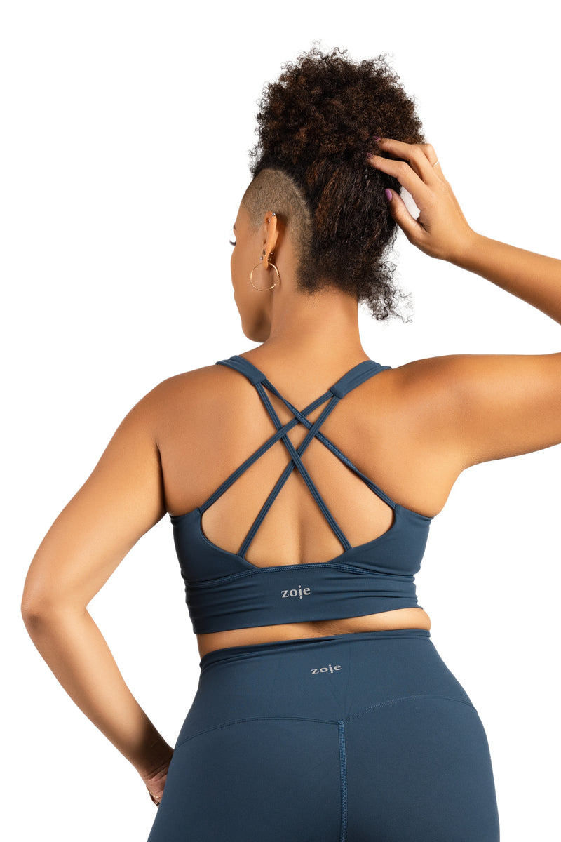 JAIME SPORT BRA DARK BLUE