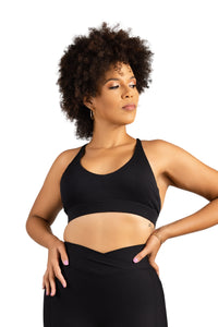 TSAI SPORT BRA BLACK