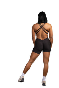 Onyx Short Jumpsuit Grey
