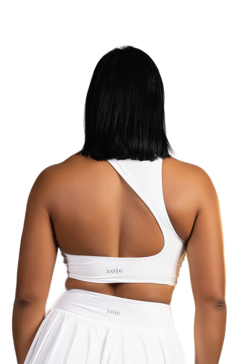 Halo Sport Bra White