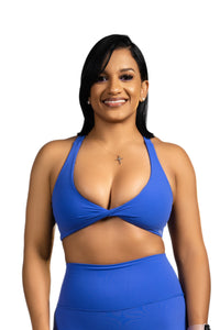 Azure Sport Bra - Blue
