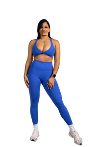 Azure Sport Bra - Blue