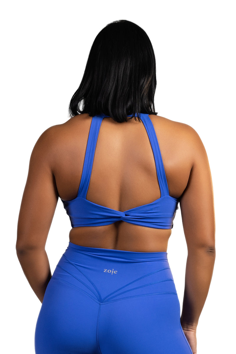 Azure Sport Bra - Blue