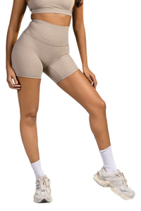 Haven High Waisted Short Legging Beige