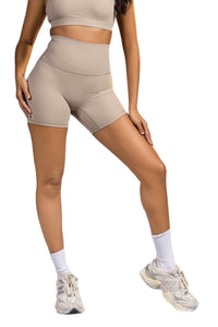 Haven High Waisted Short Legging Beige