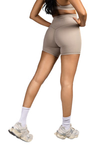 Haven High Waisted Short Legging Beige