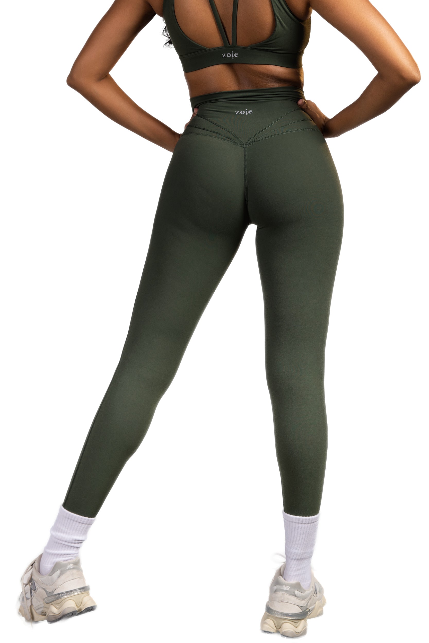 Evergreen High Waisted Legging - Green