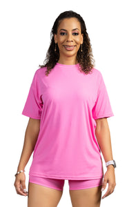 Nimbus Oversized Tee - Pink