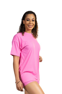 Nimbus Oversized Tee - Pink
