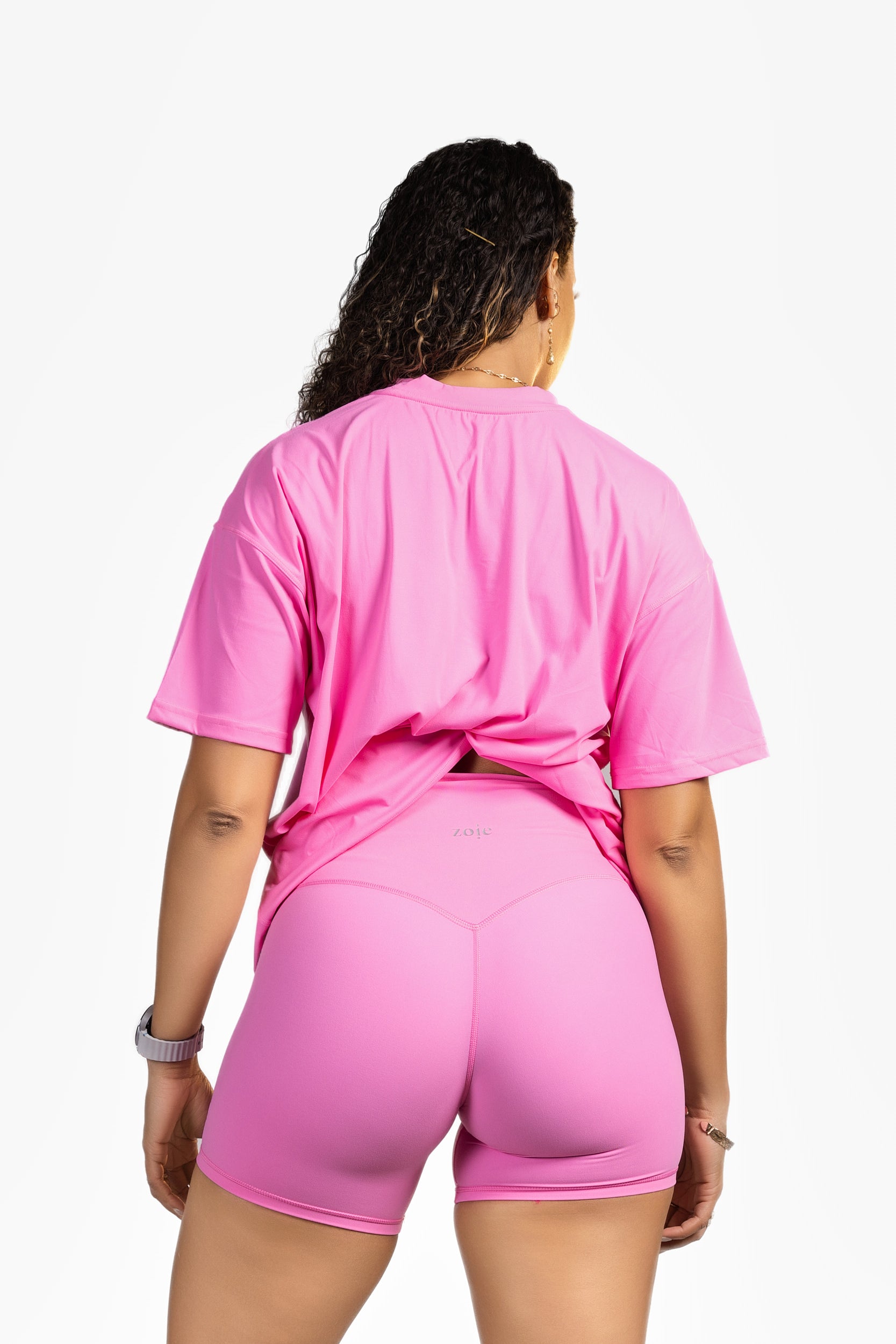 Nimbus Oversized Tee - Pink