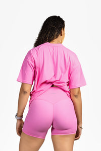 Nimbus Oversized Tee - Pink