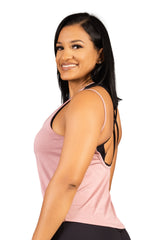 Agate Flowy Tank Pink