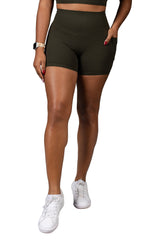 In Sync Shorts Dark Green