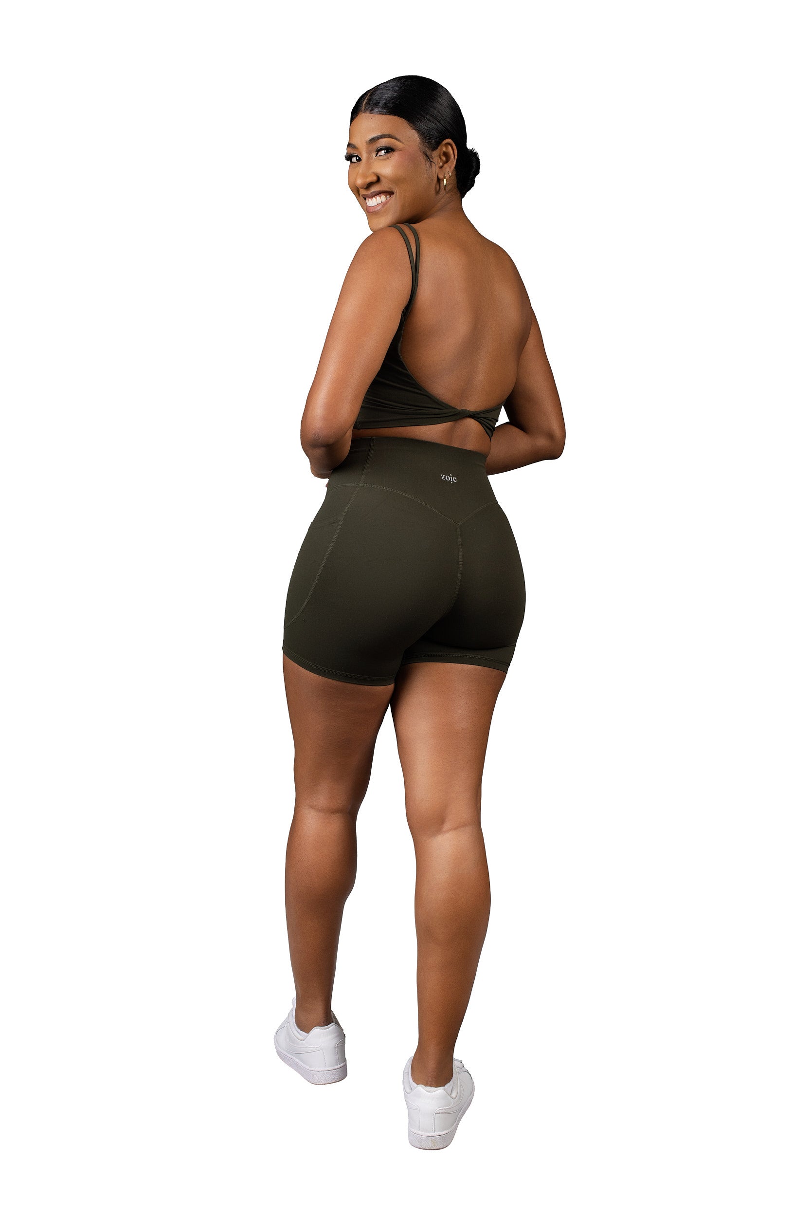 In Sync Shorts Dark Green