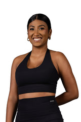 Heart Strings Halter Black