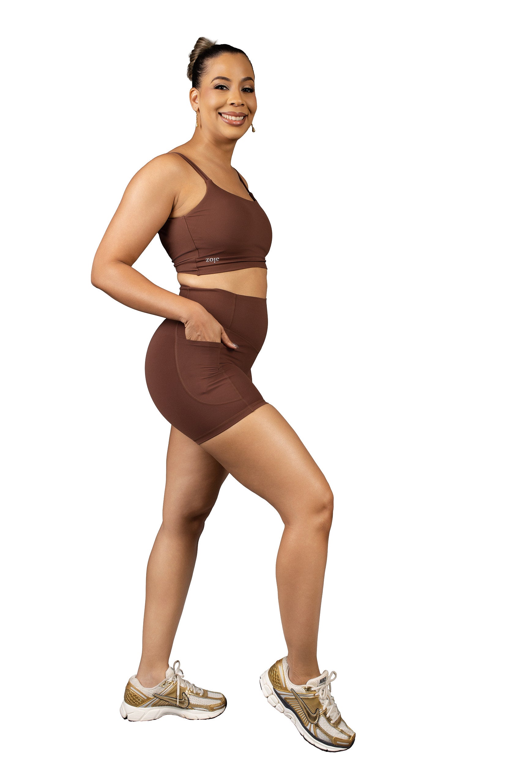 In Sync Shorts Brown