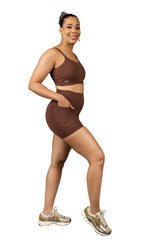 In Sync Shorts Brown