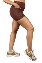 In Sync Shorts Brown