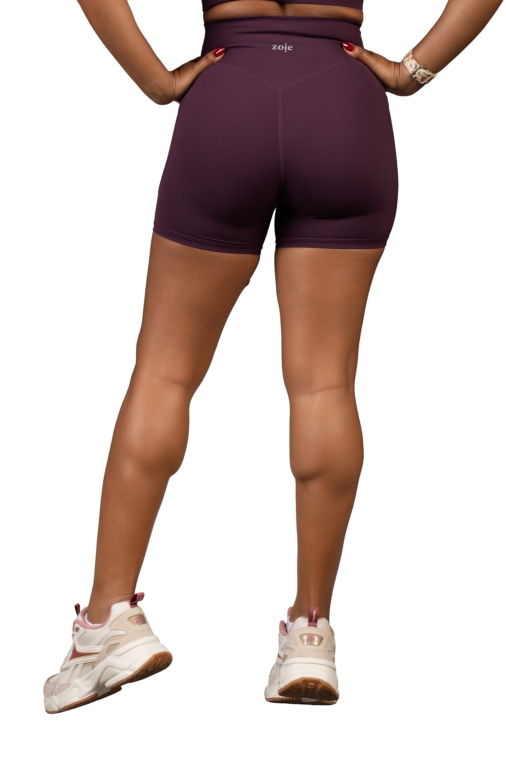 In Sync Shorts Dark Purple