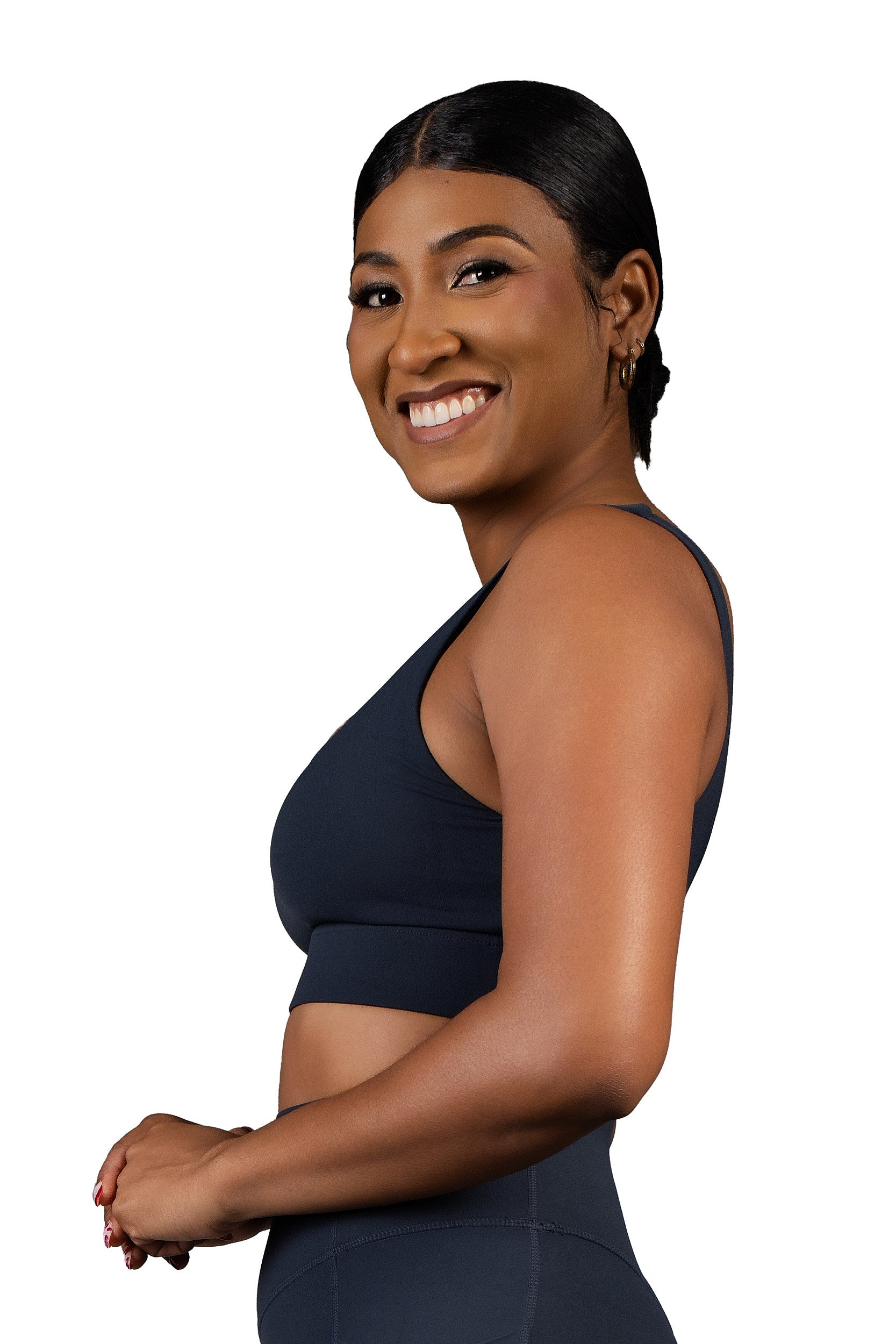 In Sync Sports Bra Navy