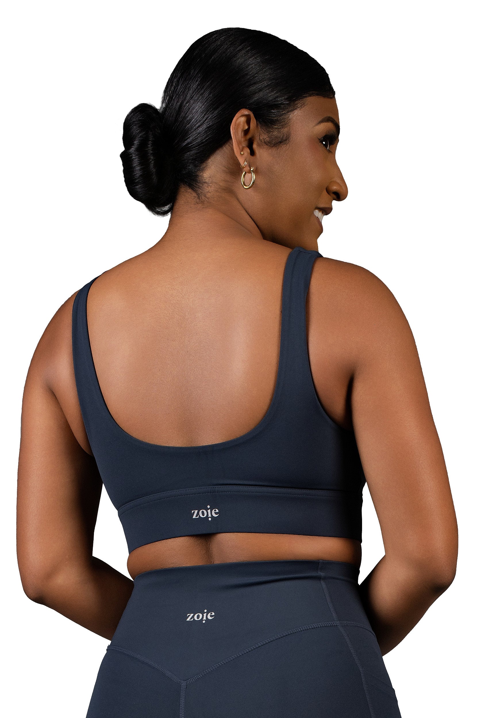 In Sync Sports Bra Navy
