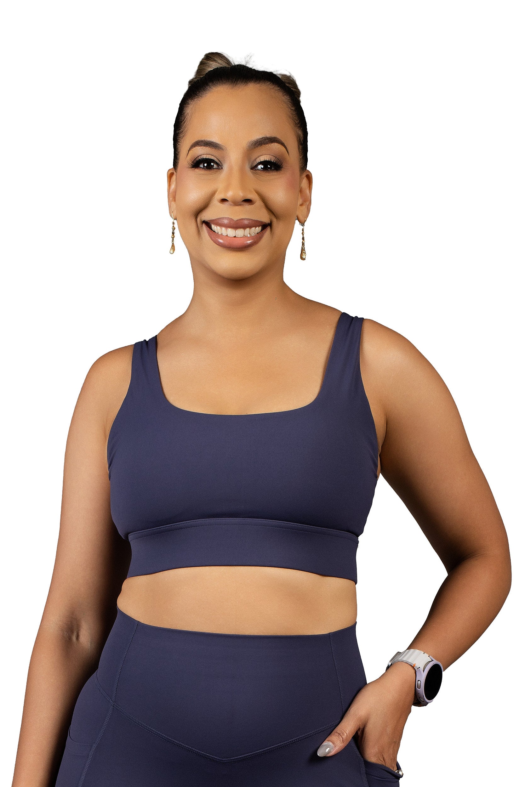 In Sync Sports Bra Blueberry