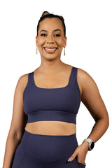 In Sync Sports Bra Blueberry