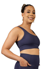 In Sync Sports Bra Blueberry