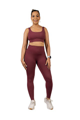 In Sync Legging Burgundy