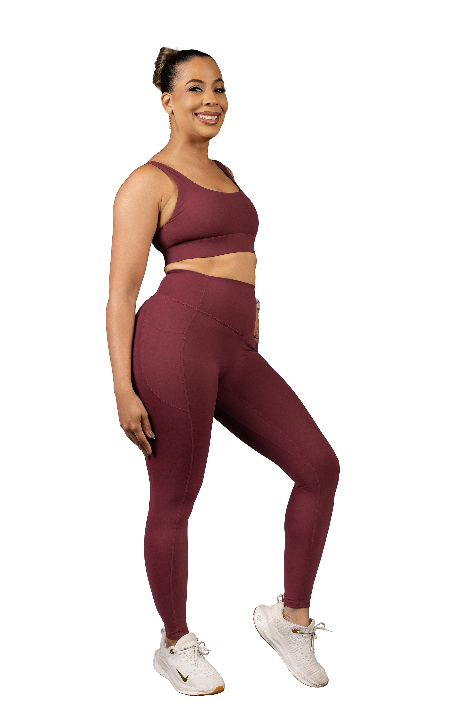 In Sync Legging Burgundy