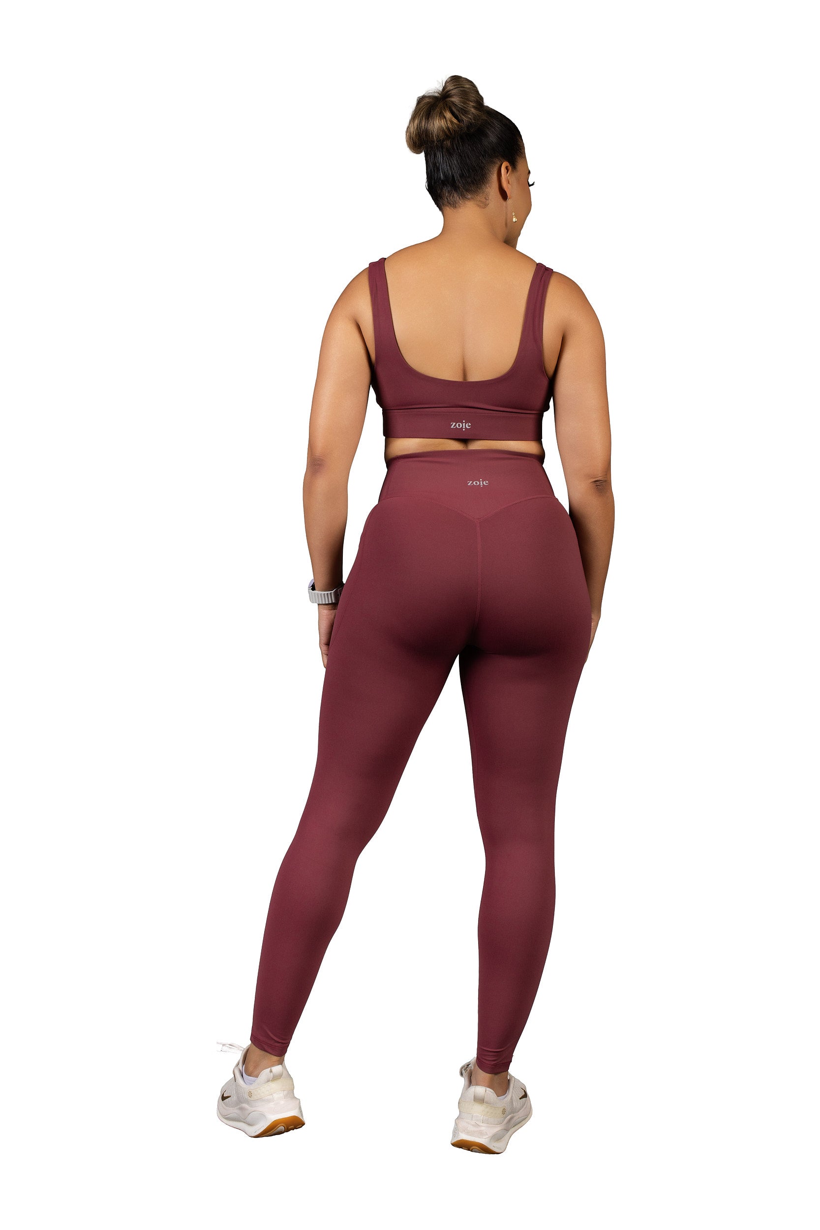 In Sync Sports Bra Burgundy