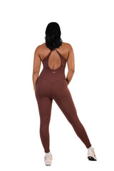 Starlet Jumpsuit - Brown