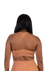 Etera Sport Bra Tan Brown