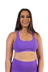 Solaris Sport Bra Purple
