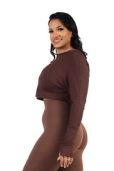 Stardust Long Sleeve Brown