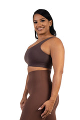 Comet Sport Bra Brown