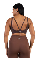 Comet Sport Bra Brown