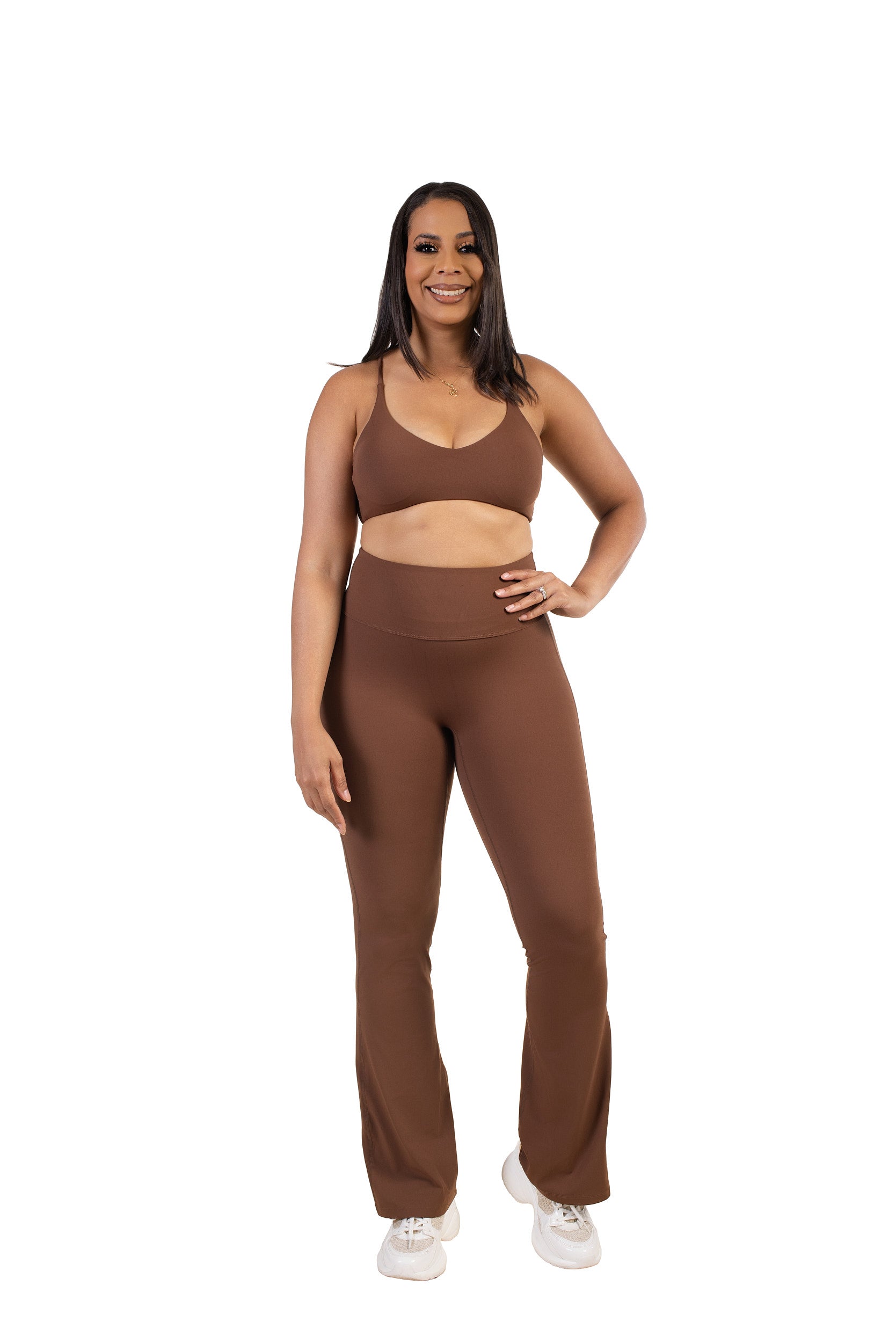 Galaxia Flare Legging Brown