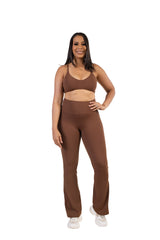 Galaxia Flare Legging Brown