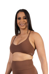 Galaxia Sport Bra Brown