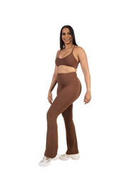Galaxia Flare Legging Brown