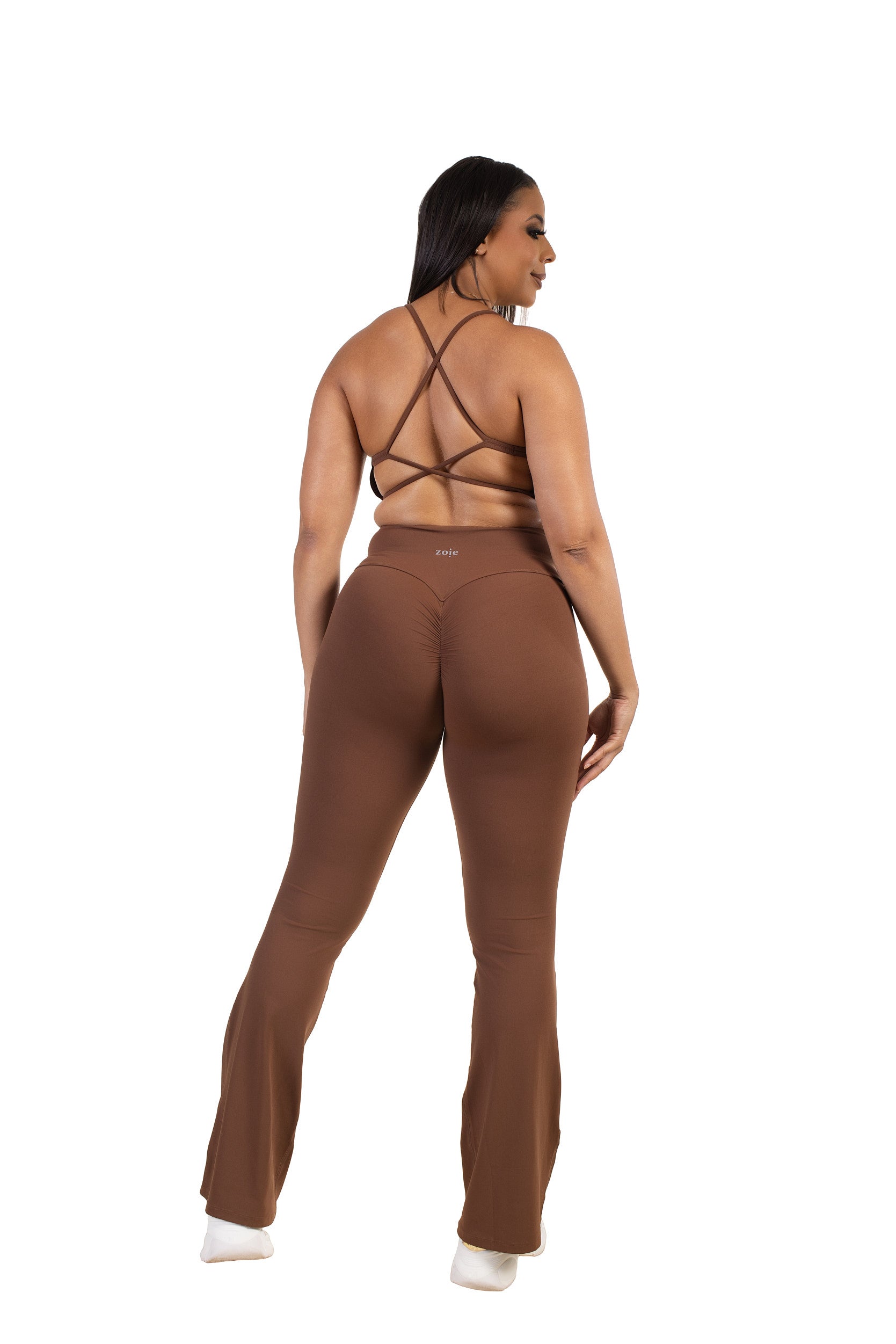 Galaxia Sport Bra Brown