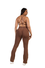 Galaxia Sport Bra Brown