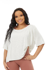 Flowy Tank White Crop