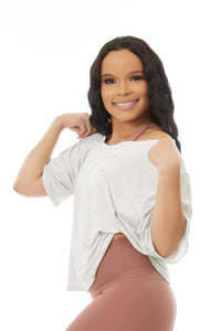 Flowy Tank White Crop